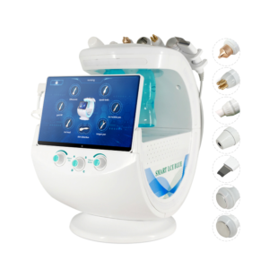7 in 1 hydra smart ice blue plus water oxygen peel facial equipment